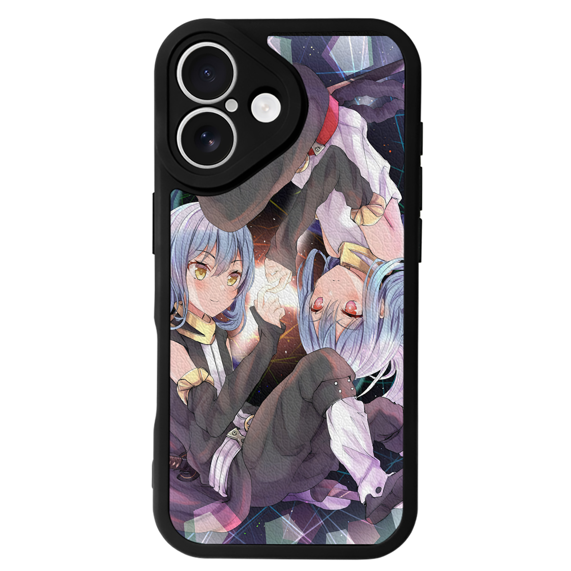（画像用） 転スラ Regarding Reincarnated to Slime 【iPhone 16シリーズ対応】シリコンスマホケース（レザー調） 材質：シリコン